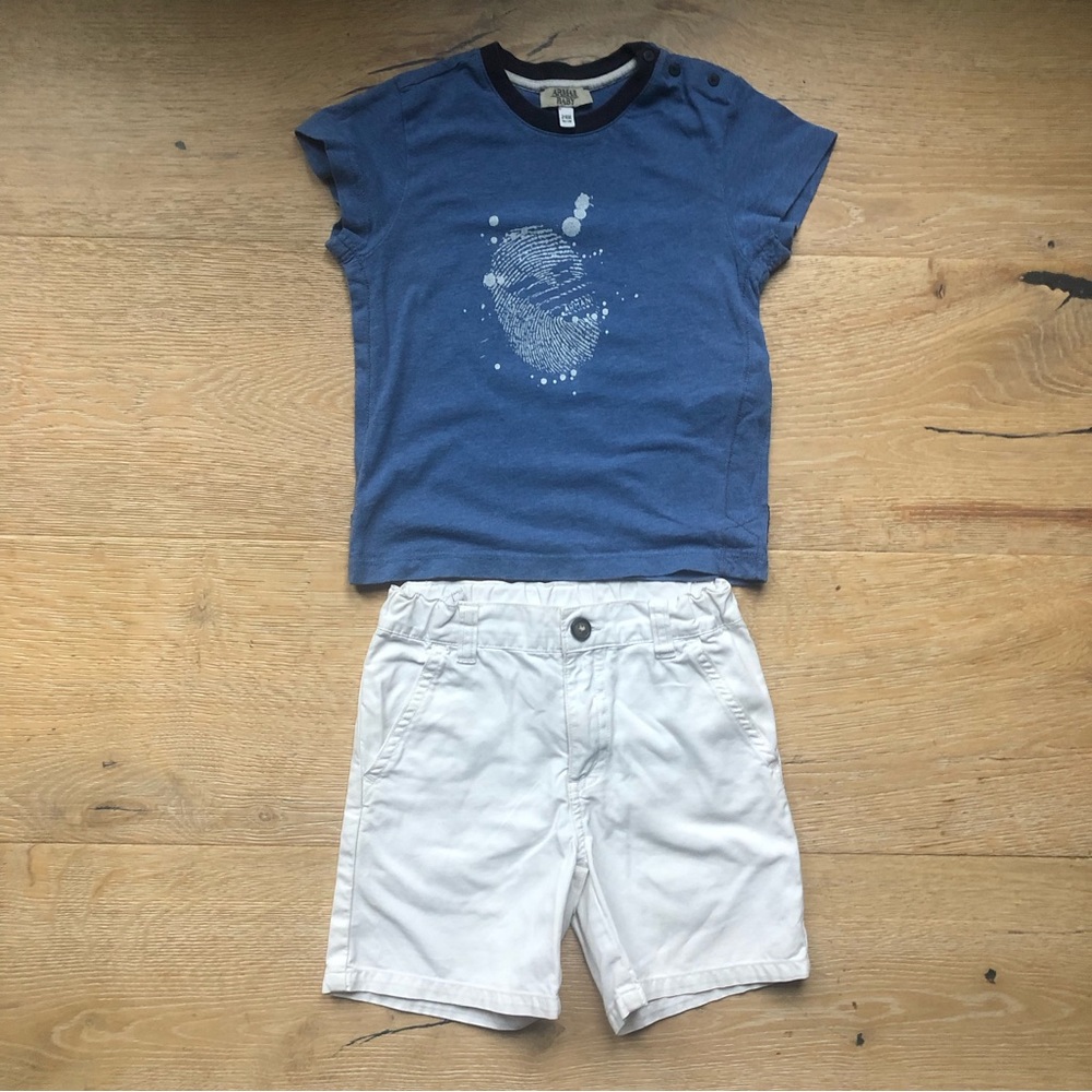 Armani kids + Janie & Jack outfit boys sz2 T Price Firm!